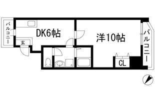 第二中村マンションの物件間取画像